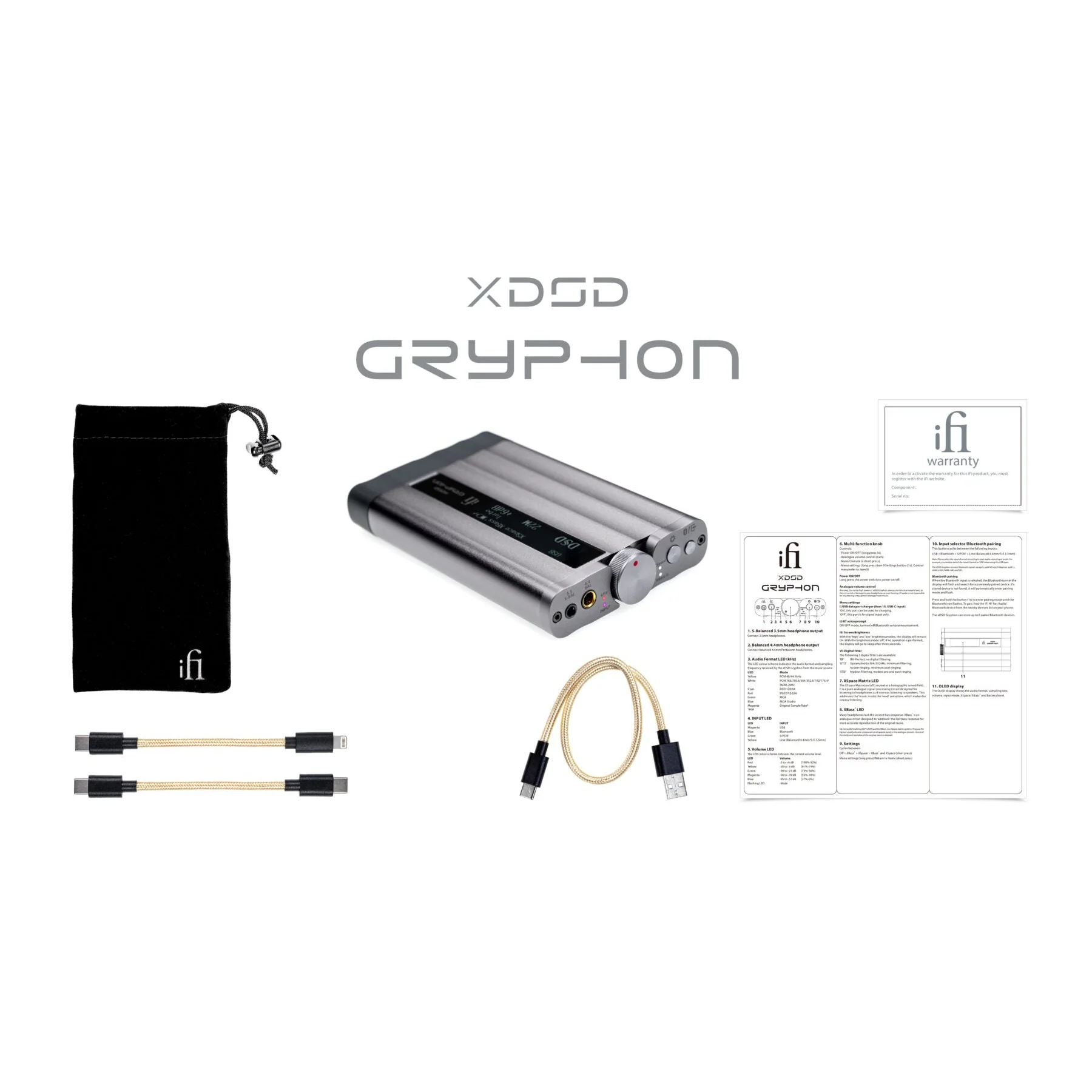 iFi Audio xDSD Gryphon Portable Amplifier & DAC - Image 4