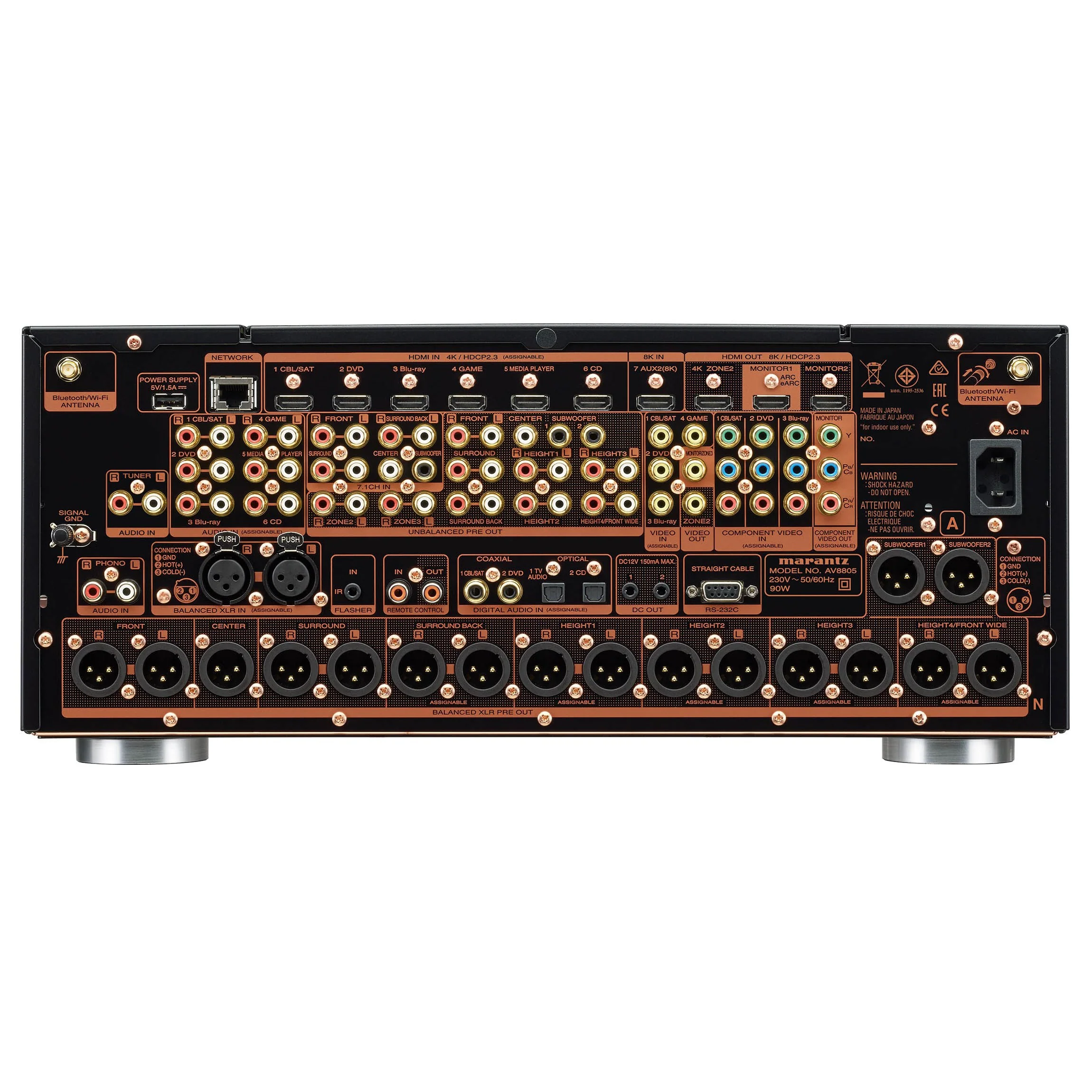 Marantz AV8805A 13.2 Channel 8K Ultra HD AV Processor & Pre-Amplifier - Image 4